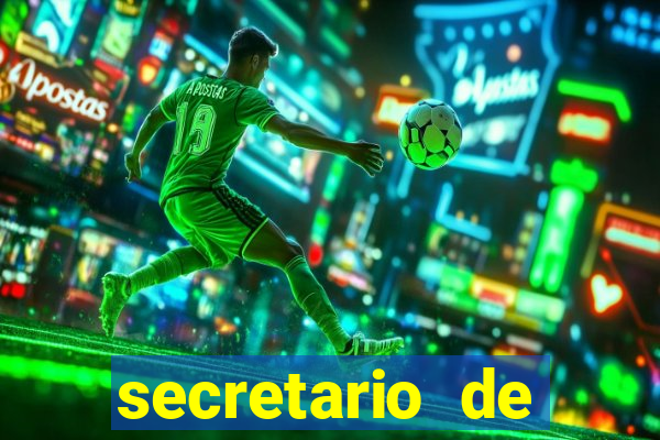 secretario de esporte salario